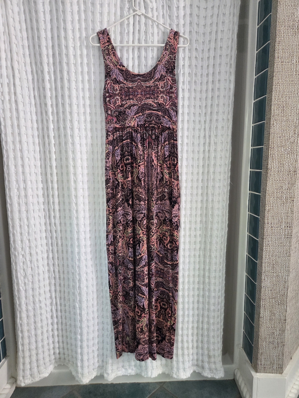 Soma Pink Paisley Maxi  Sleeveless Maxi Dress